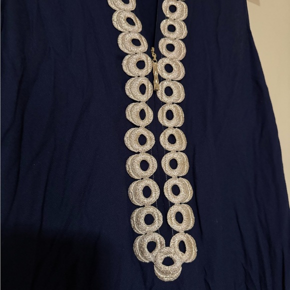 Lilly Pulitzer True Navy Jane Shift Cocktail Party Dress Size 4 - Picture 6 of 11